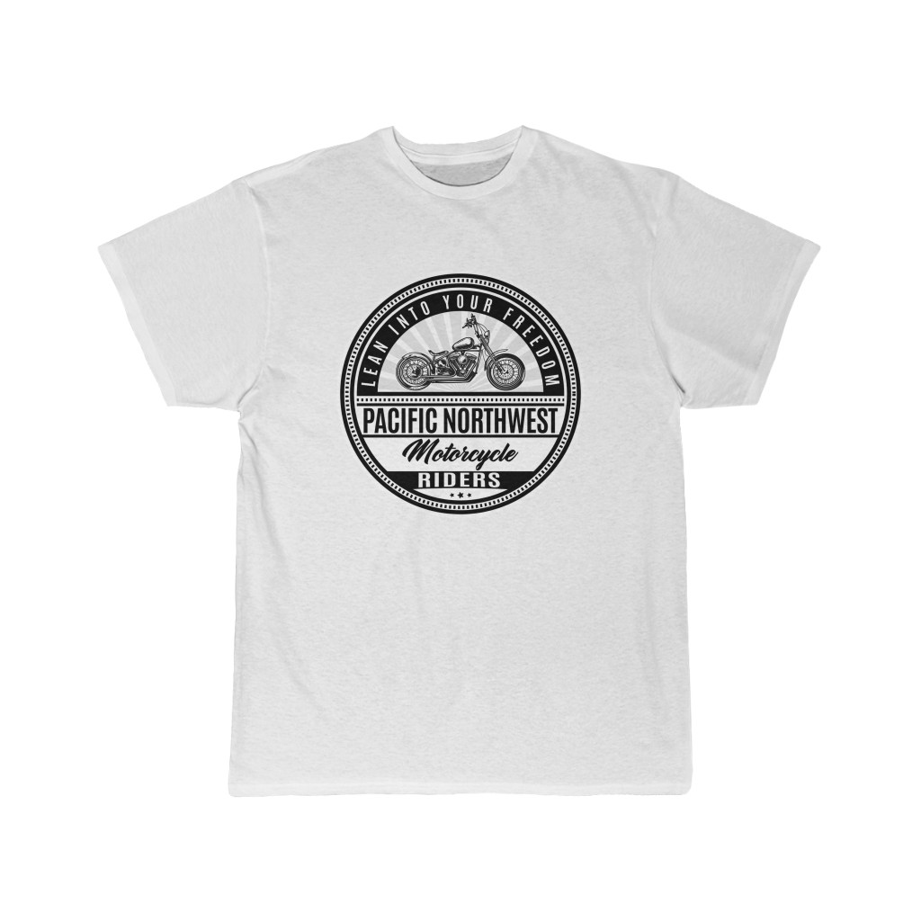 Pacific Northwest Motorcycle Riders Men's Short Sleeve Tee Shirt T-Shirt - Image 2