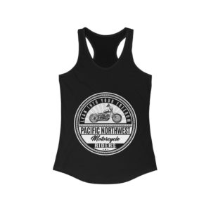 Pacific Northwest Motorcycle Riders Women's Ideal Racerback Tank Top